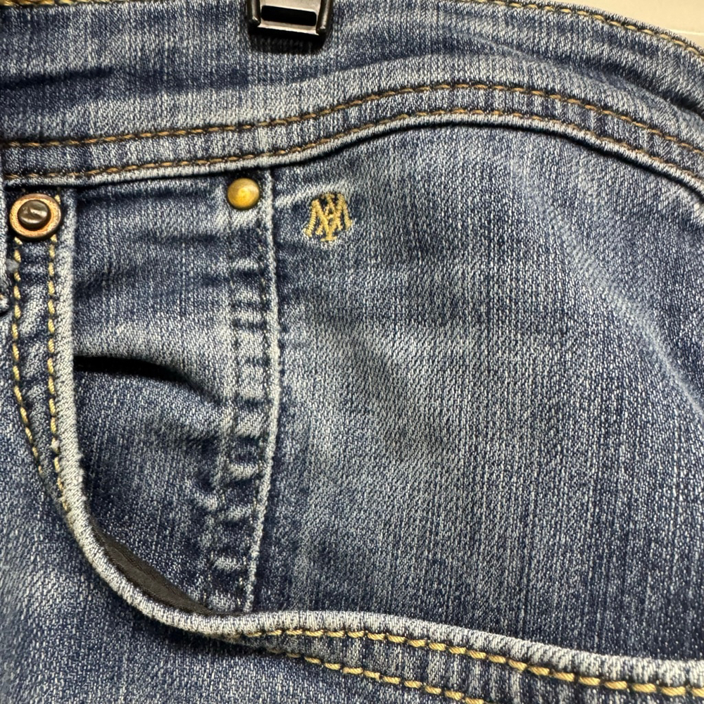 Mavi Jeans Men's 34x34 Blue Medium Wash Straight Slim Denim Classic Fit - Picture 4 of 13
